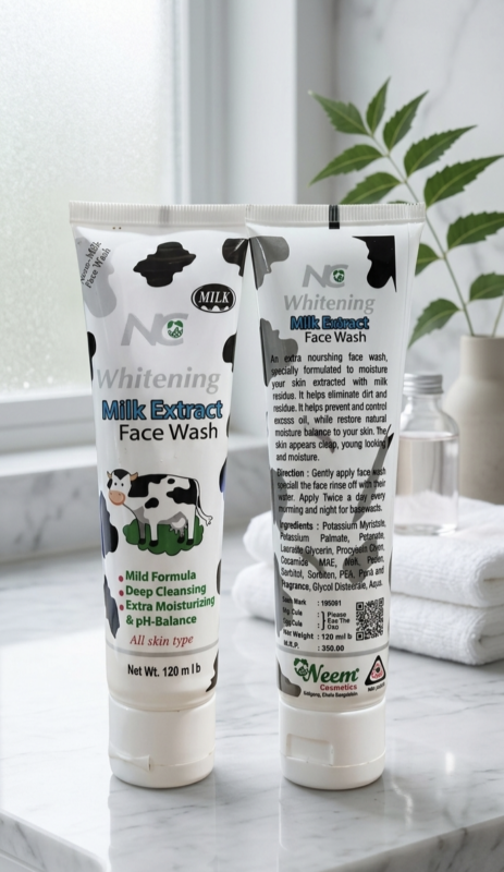 Neem Whitening Milk Extract Face Wash